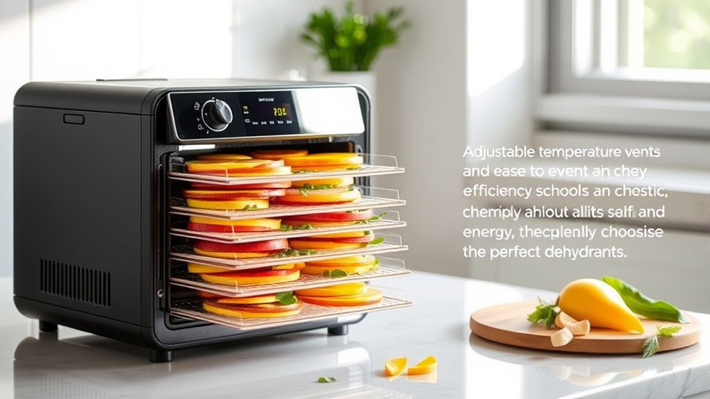 dehydrator features and safety