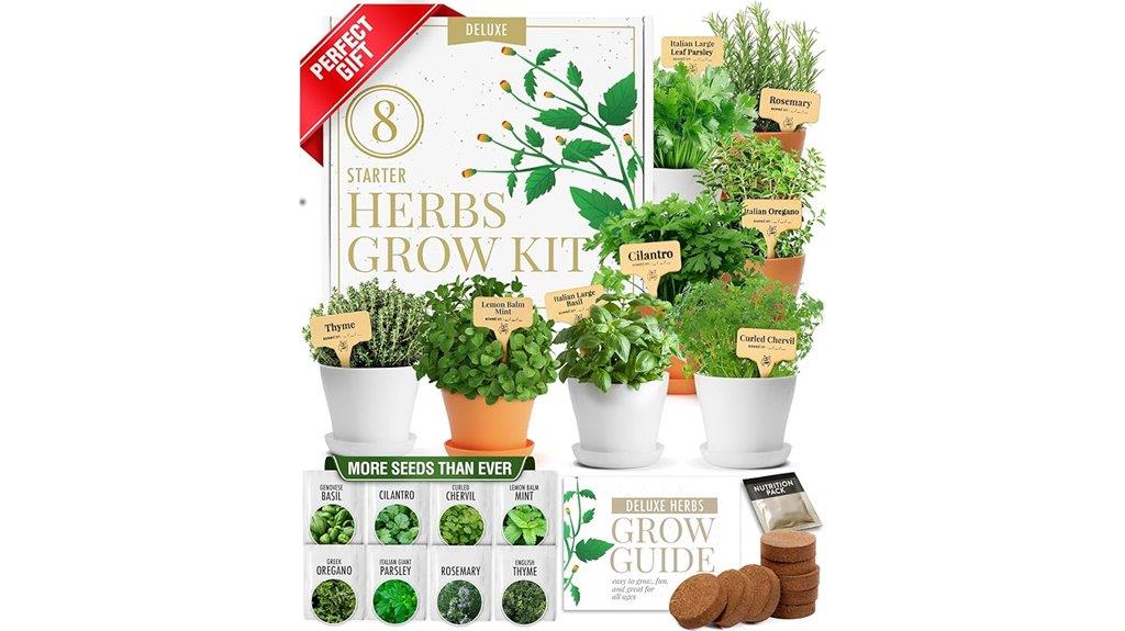 deluxe homegrown herb kit