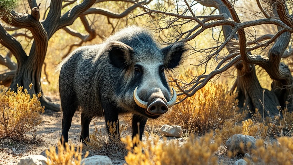 diverse habitats support wild boar