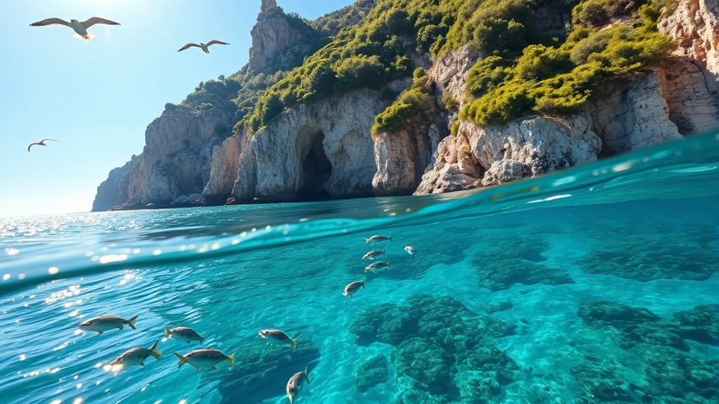 diverse sardinian marine ecosystems