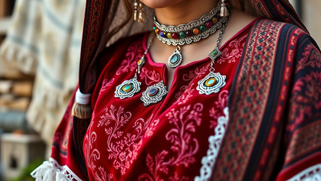 diverse sardinian traditional costumes
