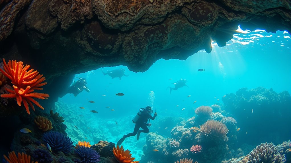 diverse vibrant diving adventures