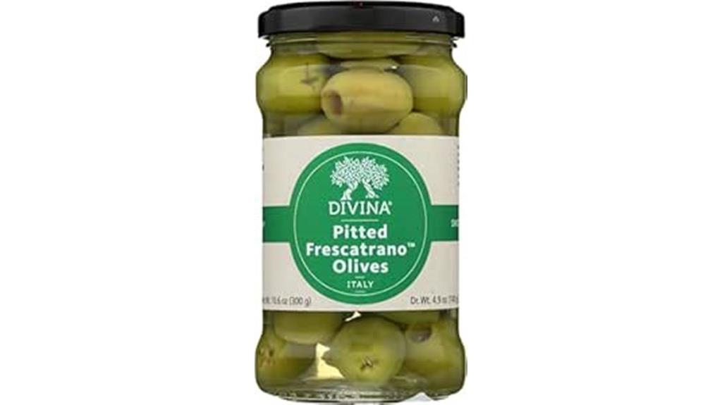 divina pitted frescatrano olives