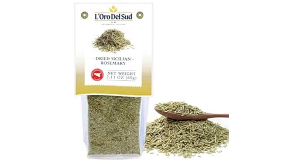 dried sicilian rosemary leaves