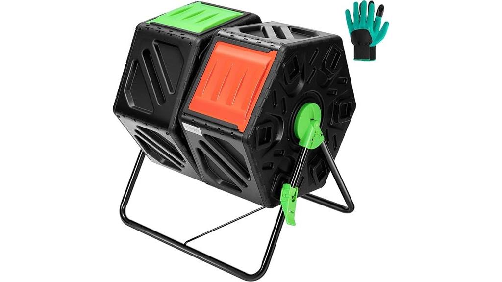 dual chamber compost bin