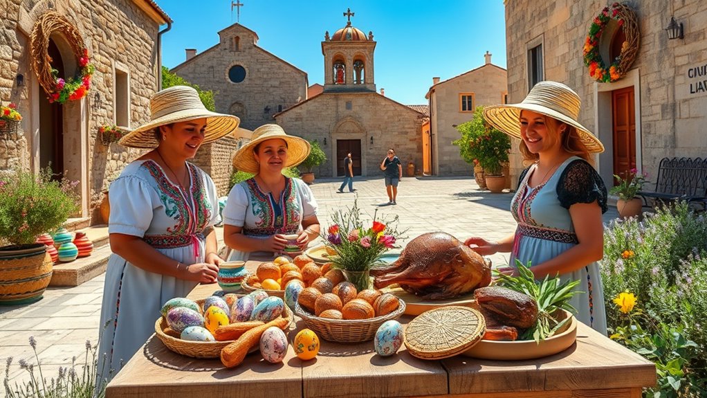 easter sardinian traditional breads