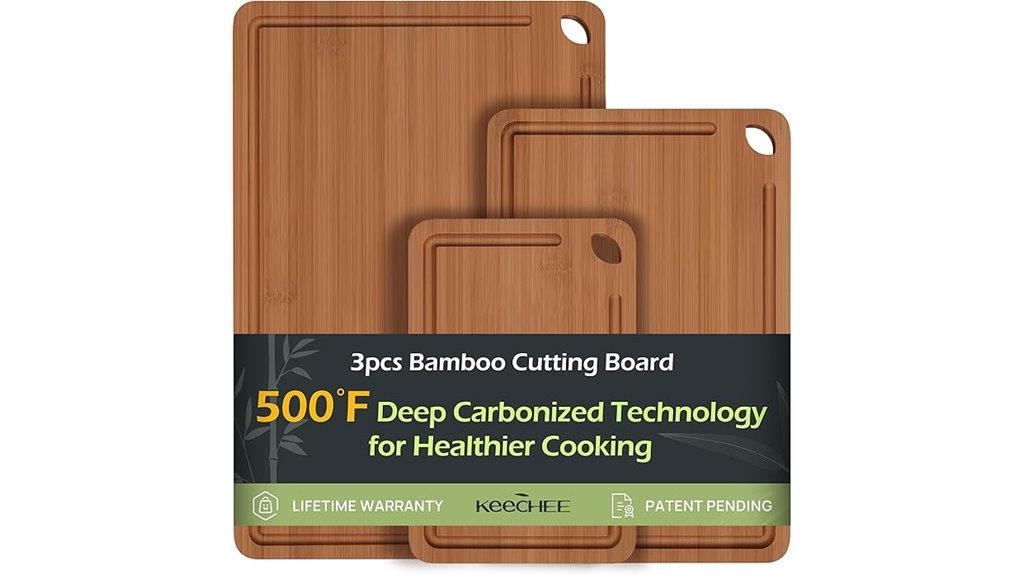 eco friendly bamboo kitchen board