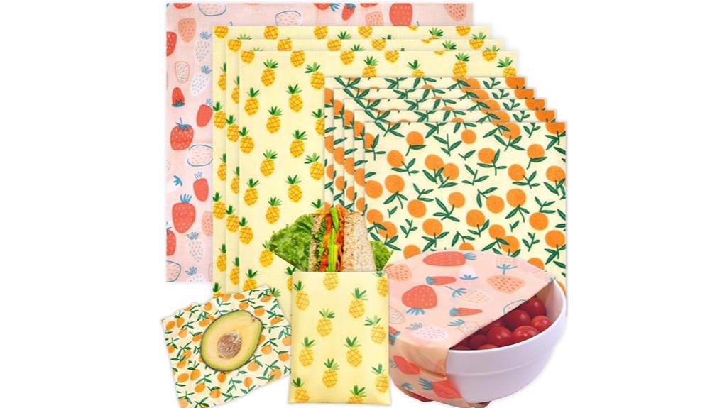 eco friendly beeswax wraps