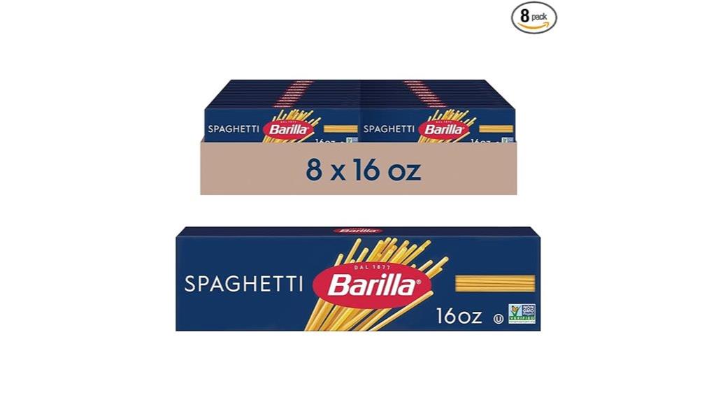 eight pack spaghetti pasta