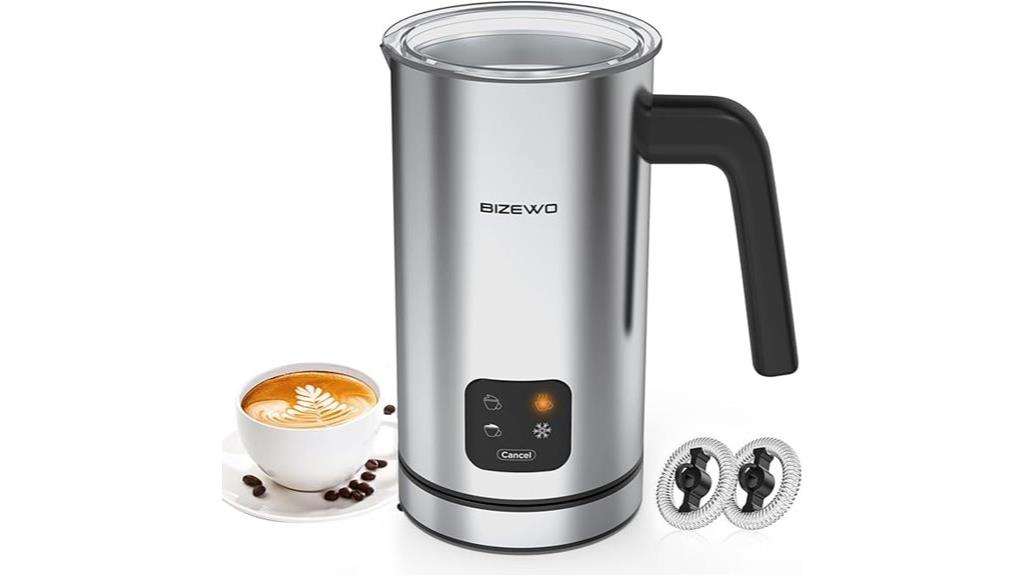 electric 4 in 1 milk frother