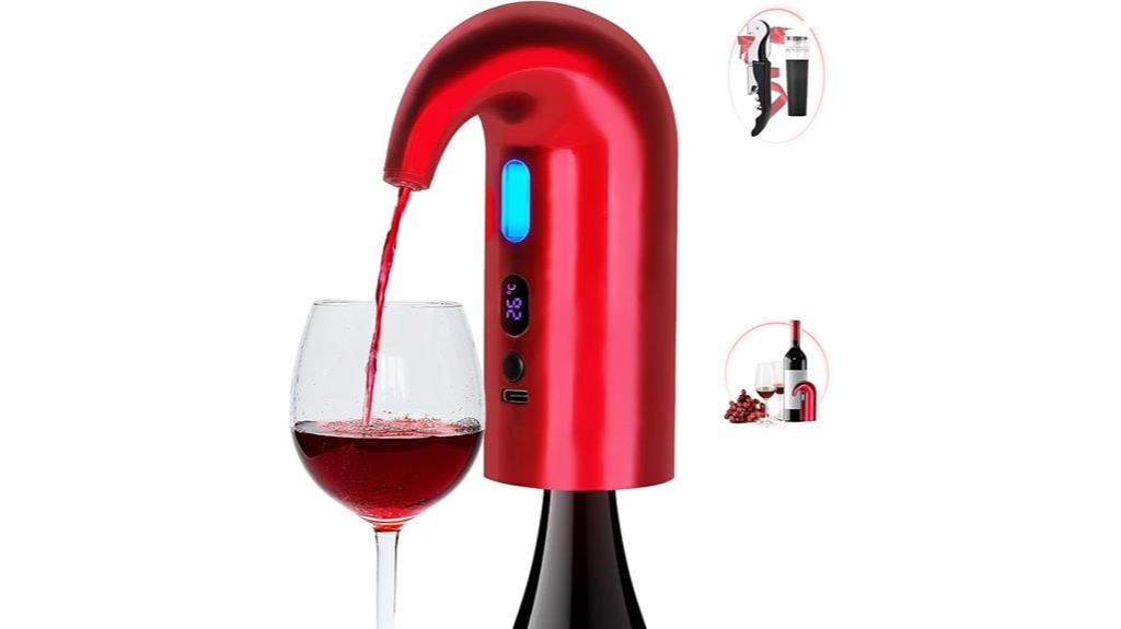 electric red wine aerator