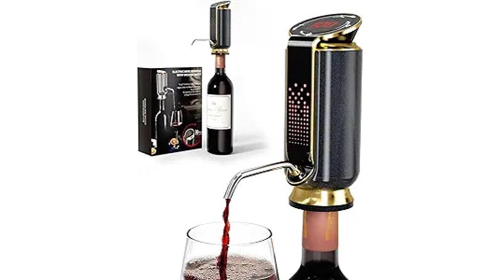elegant 3 in 1 wine accessory