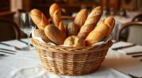 elegant bread basket options