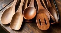 elegant durable olive wood utensils