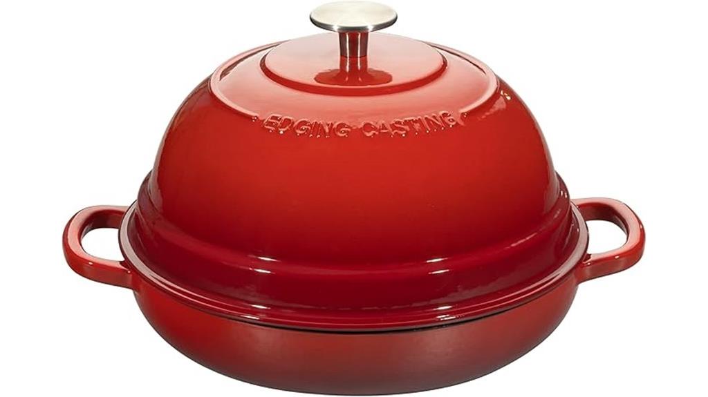enameled 6 quart dutch oven