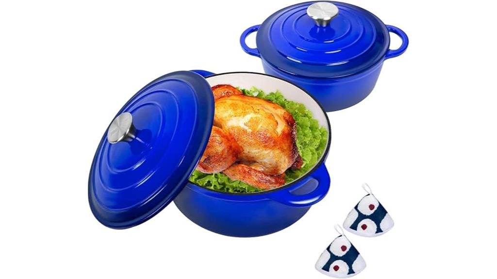 enameled cast iron set