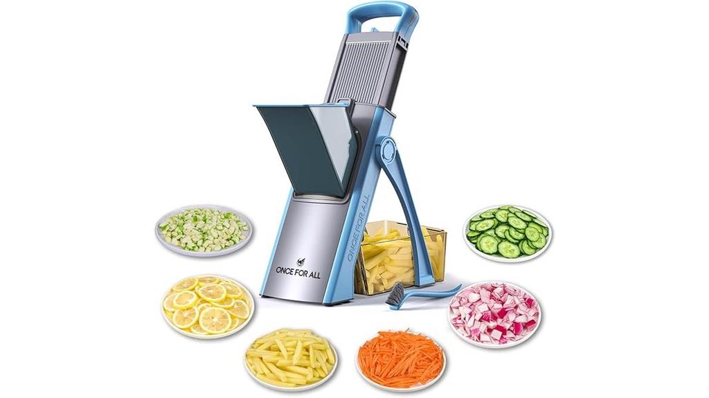 enhanced safe mandoline slicer