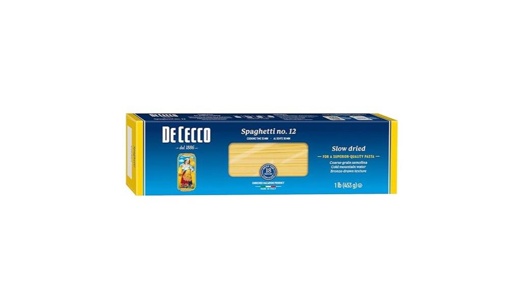 enriched spaghetti pasta package