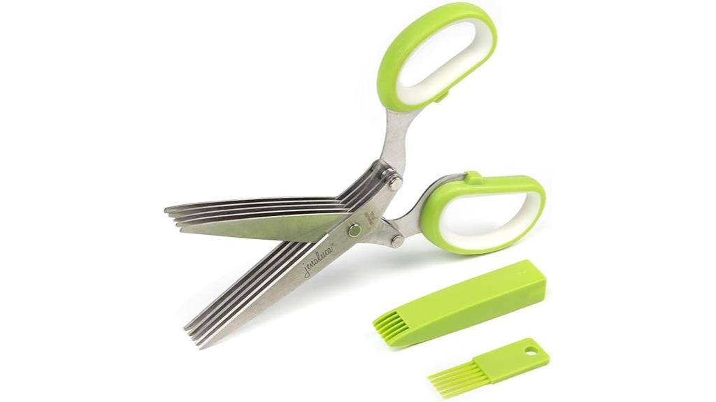 five blade herb scissors