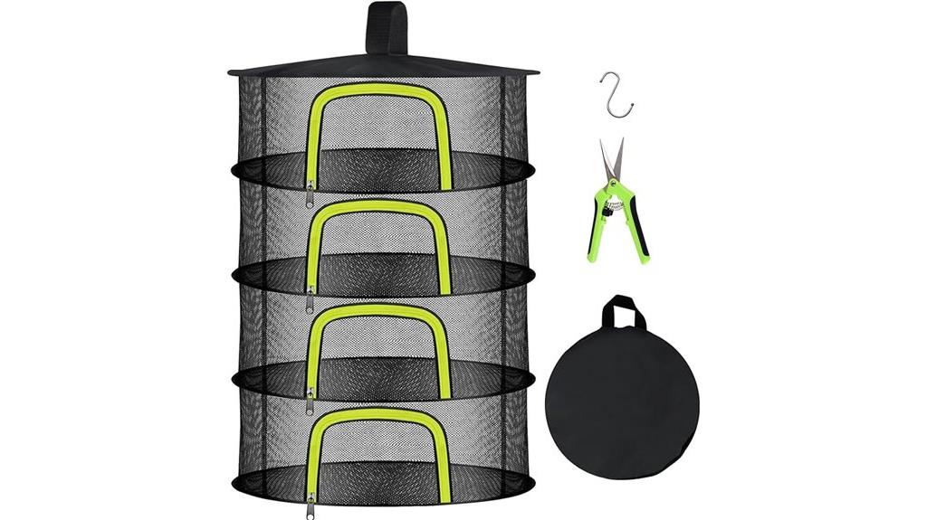 four layer drying rack