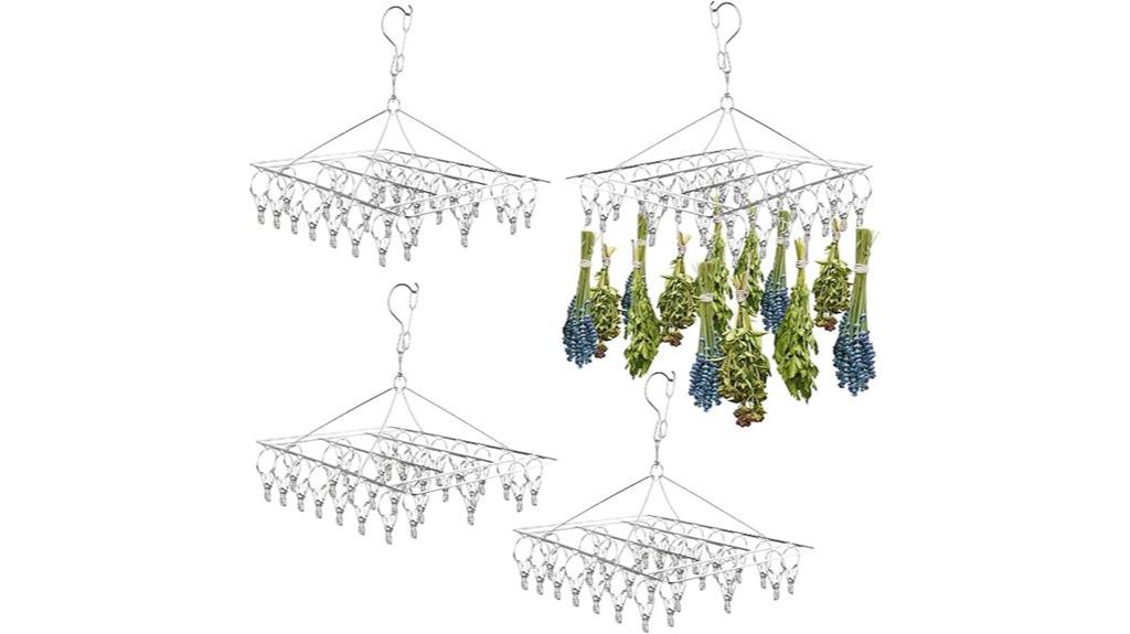 four piece herb drying rack