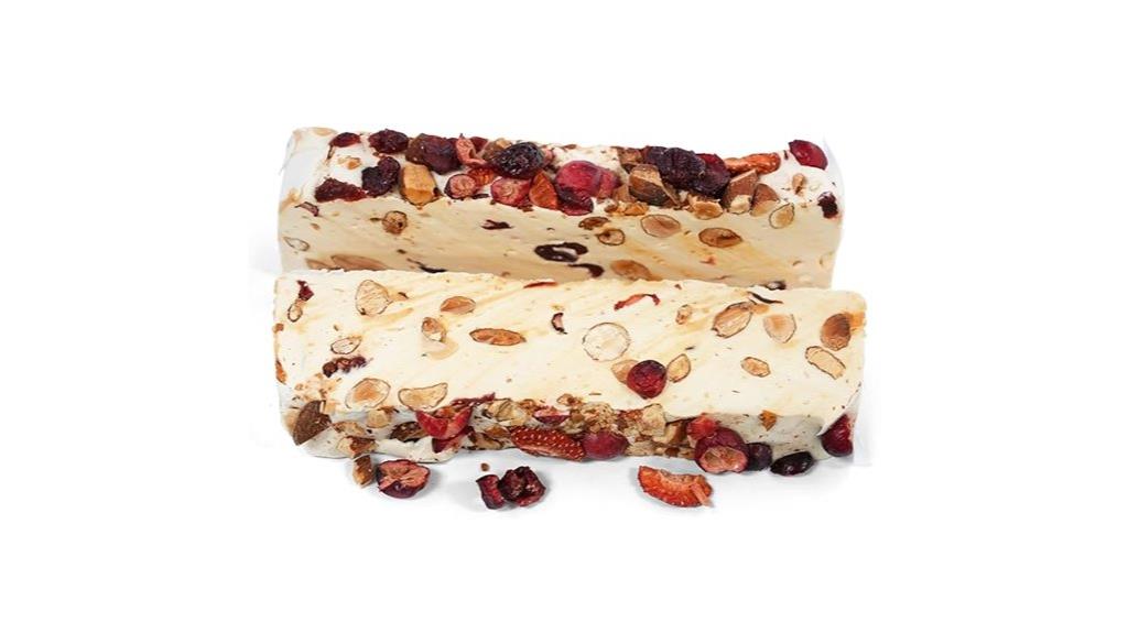 french almonds and nougat