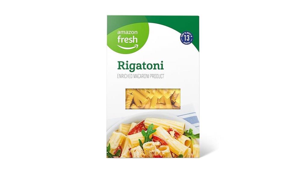 fresh rigatoni pasta