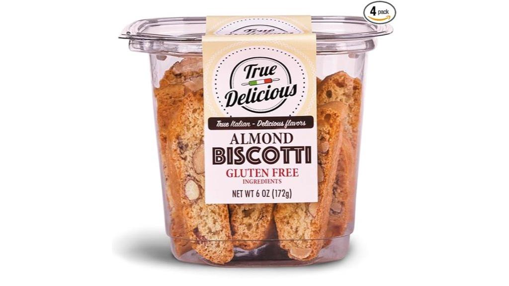 gluten free almond biscotti pack