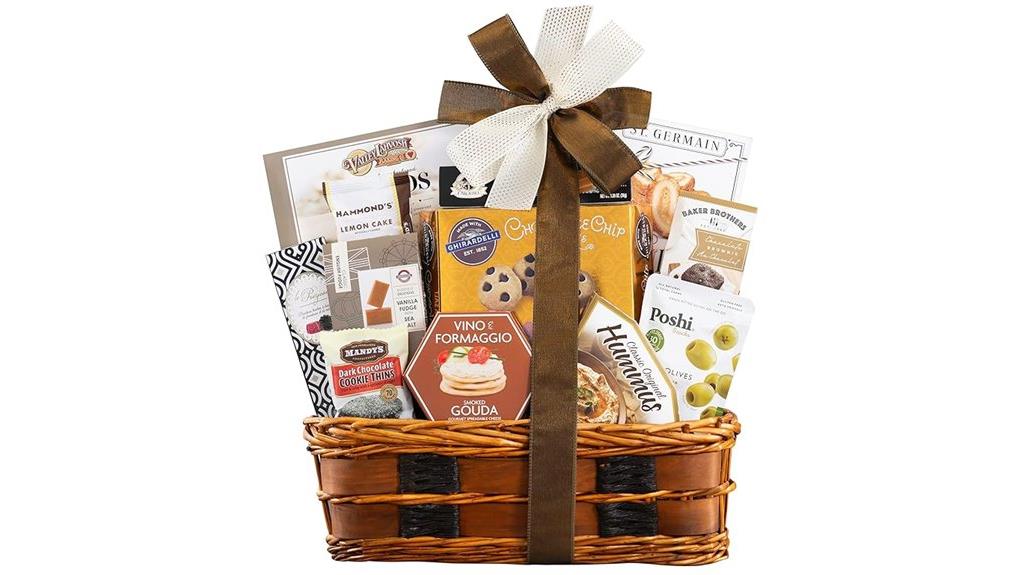 gourmet wine country basket
