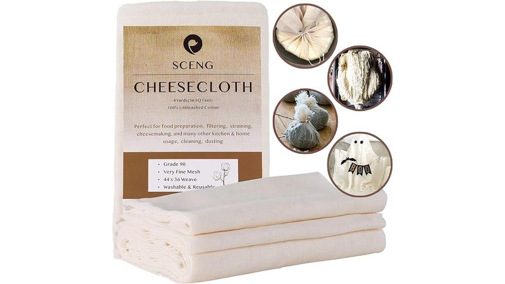 grade 90 cheesecloth 36 sq ft