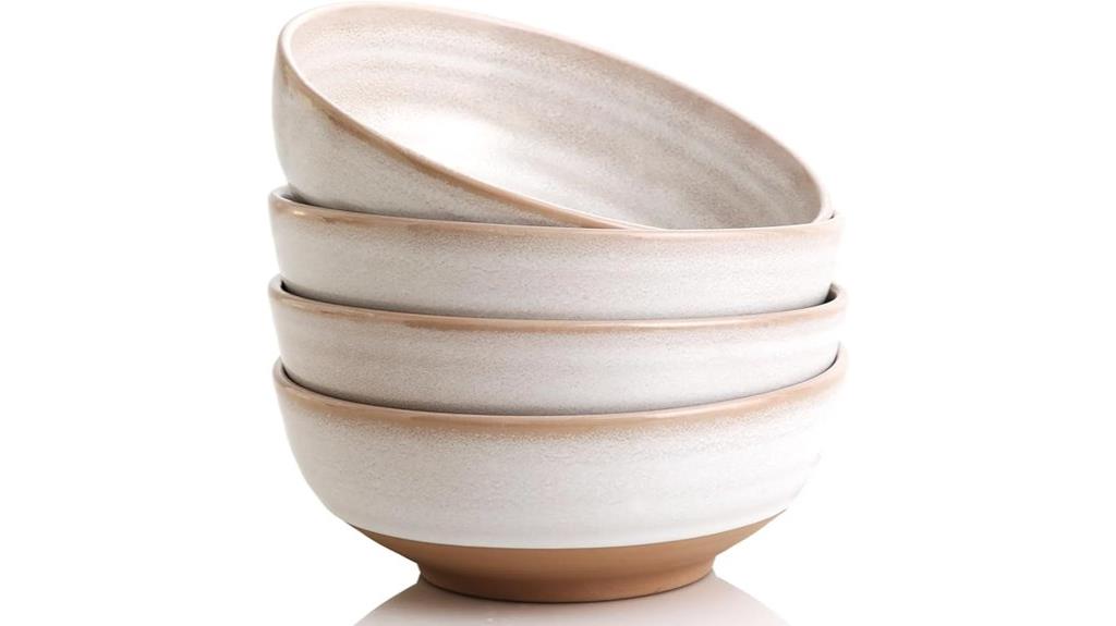 handmade ceramic bowl set