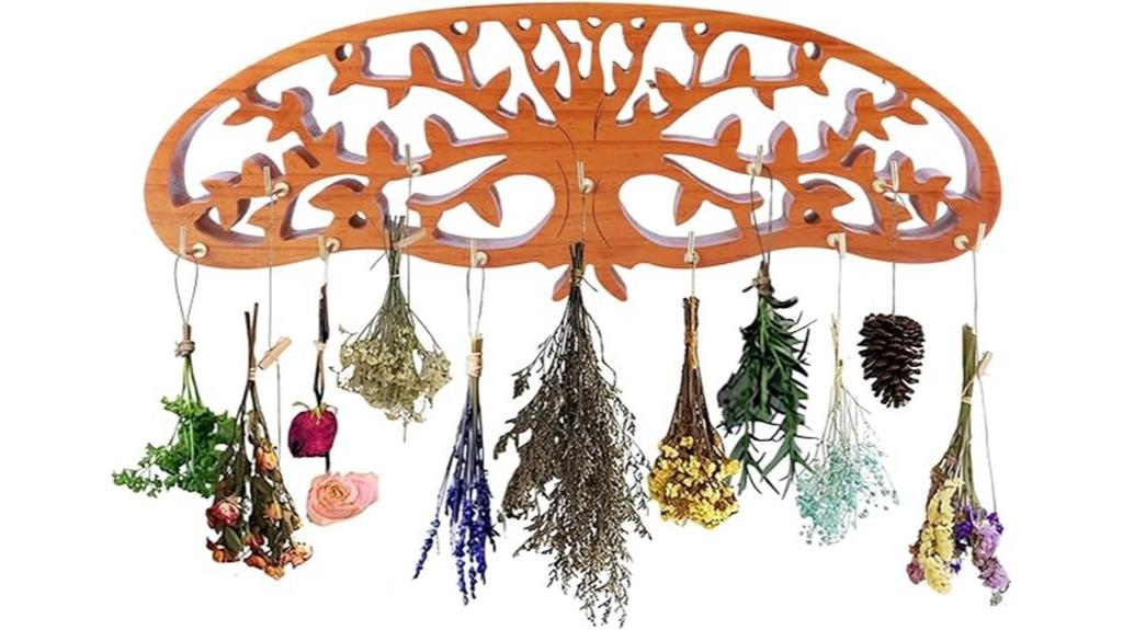hanging herb drying rack