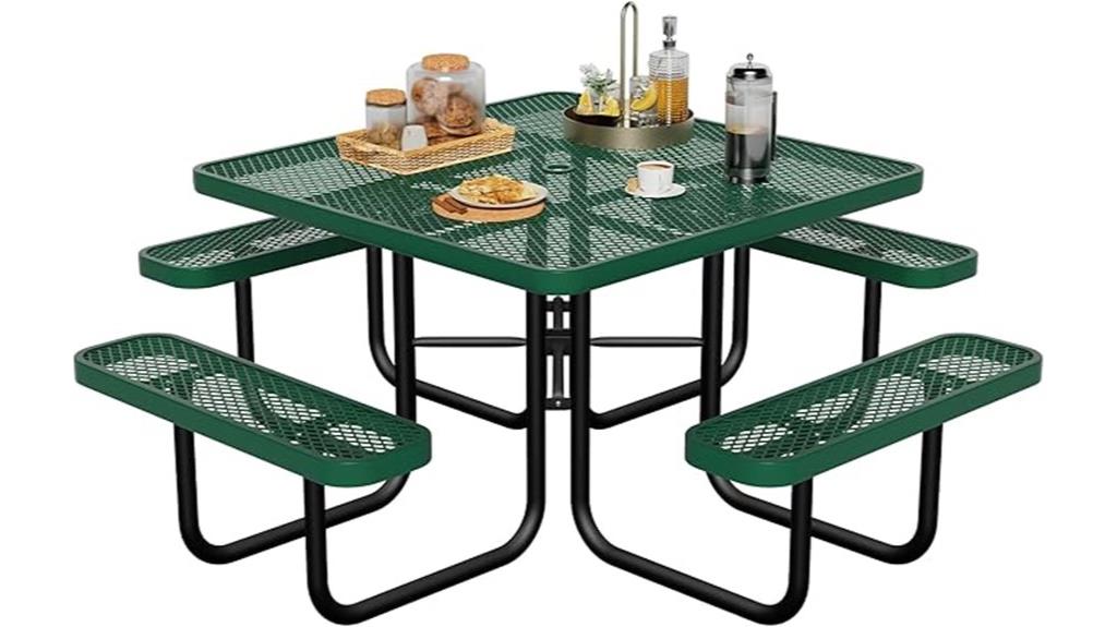 heavy duty outdoor picnic tables