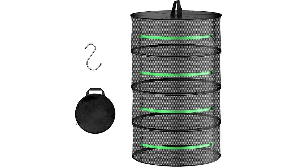 herb drying rack zipper