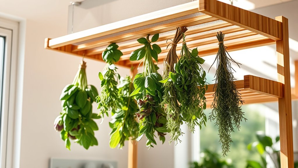herb rack size durability