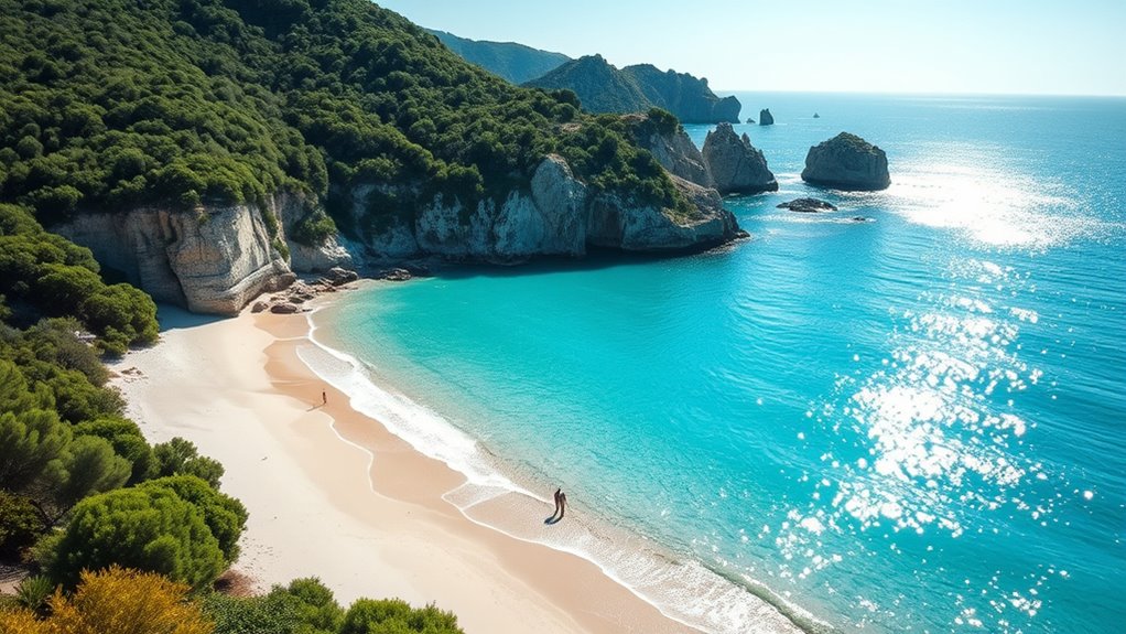 hidden sardinian coastal beaches