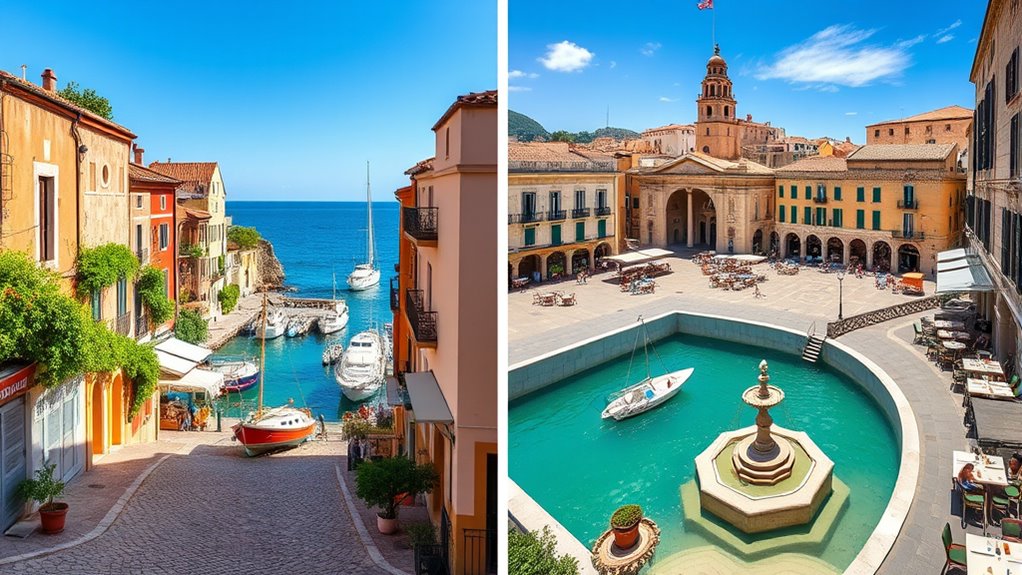 historic coastal sardinian towns