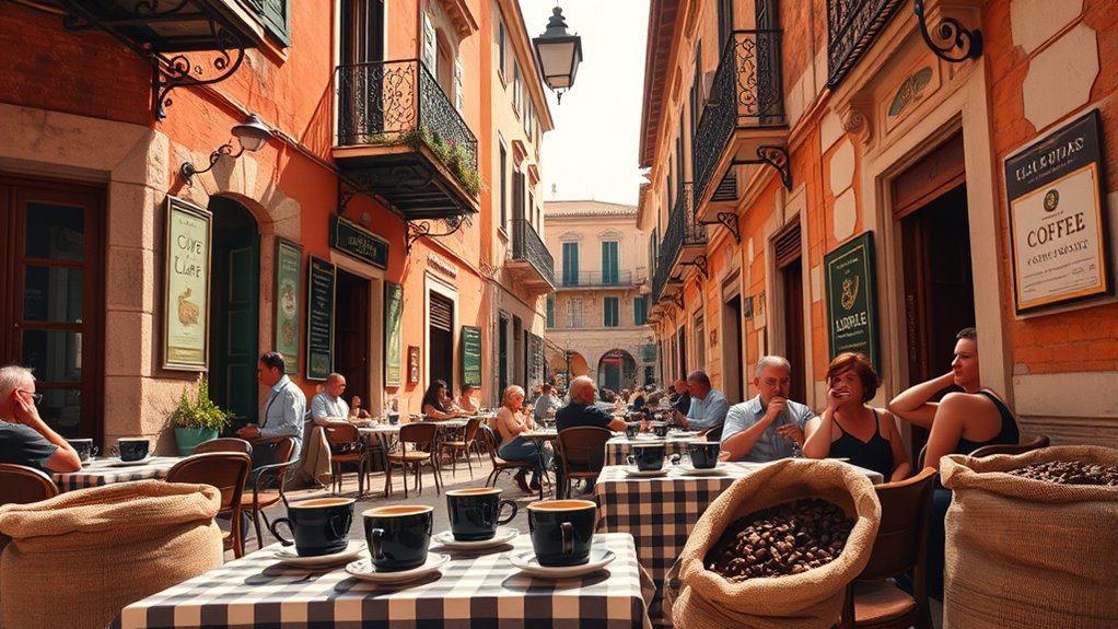 historic sardinian caf heritage