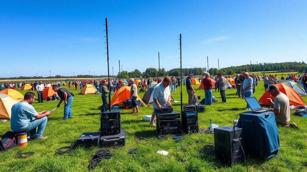 historical emergency communication testing