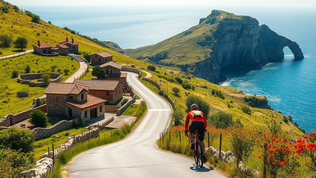 historical sites and coastal views