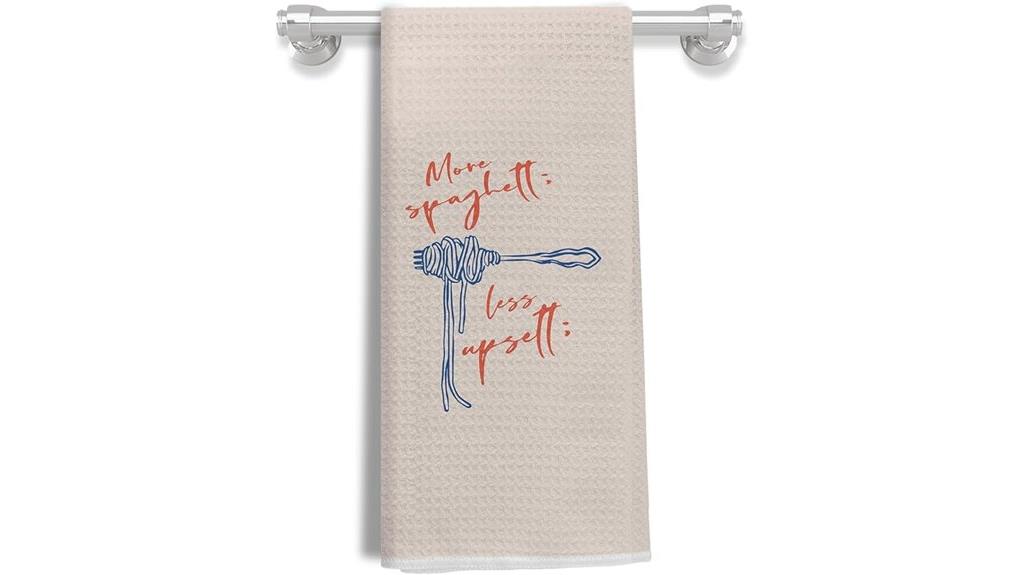 humorous italian kitchen towels