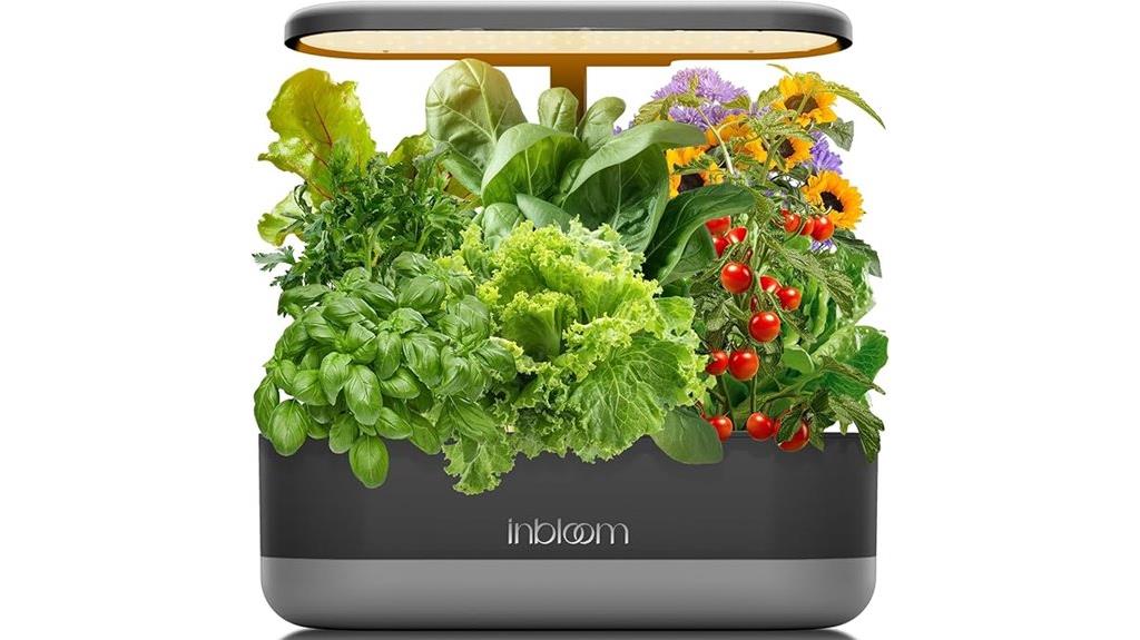 hydroponic system with twelve