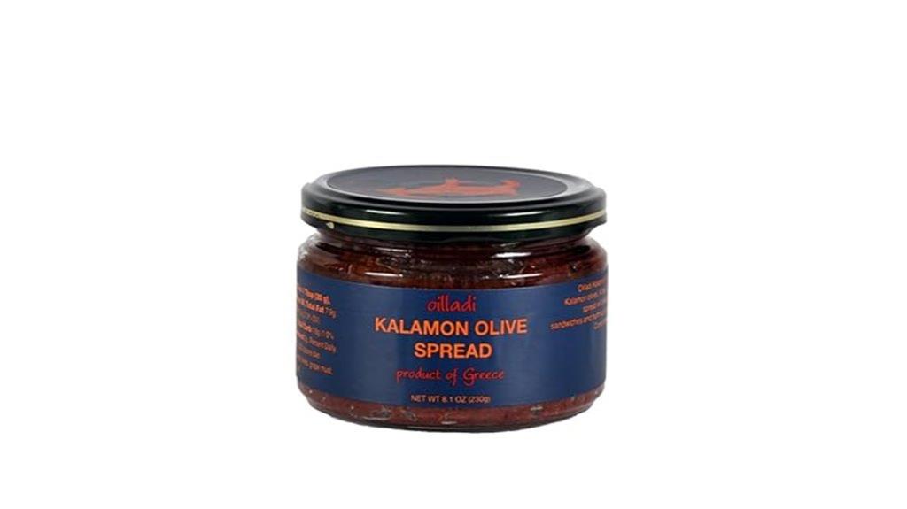imported greek kalamon olive spread