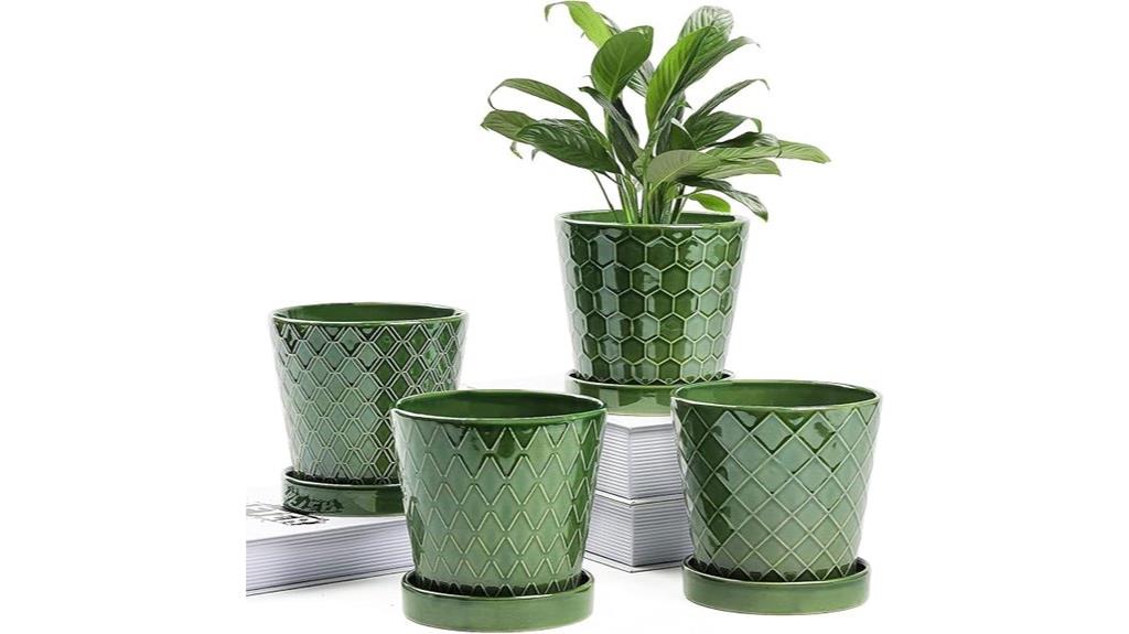 indoor ceramic plant pots