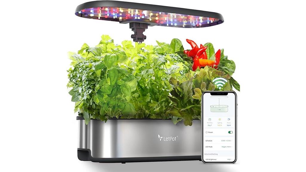 indoor hydroponic herb garden