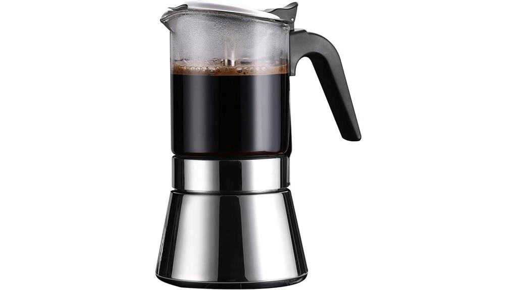 induction compatible espresso maker