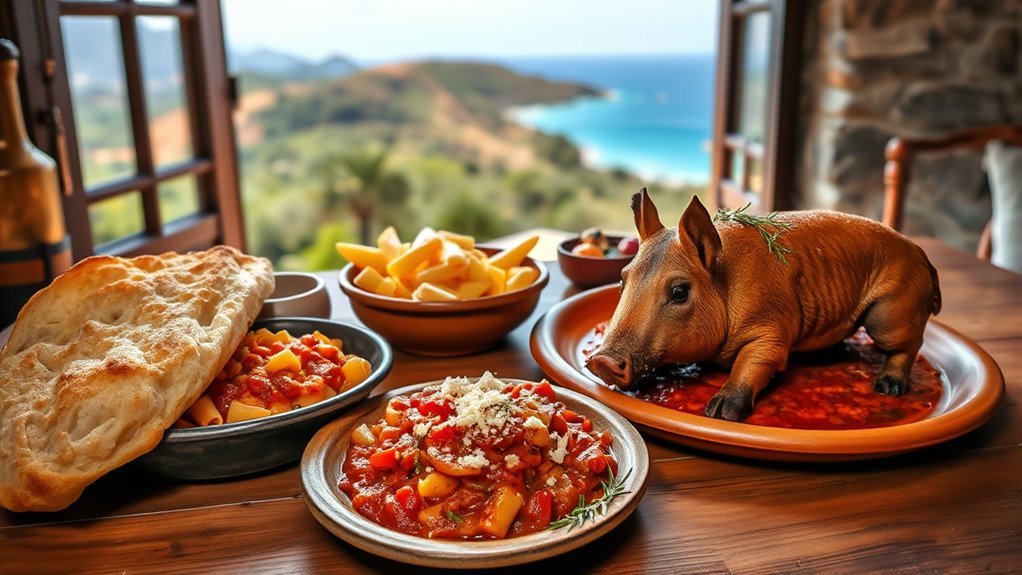 inland sardinian hearty cuisine