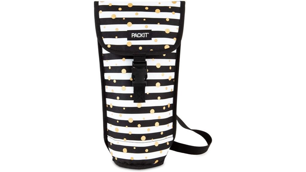 insulated wine carrier bag