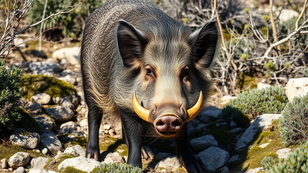 island wild boar evolution