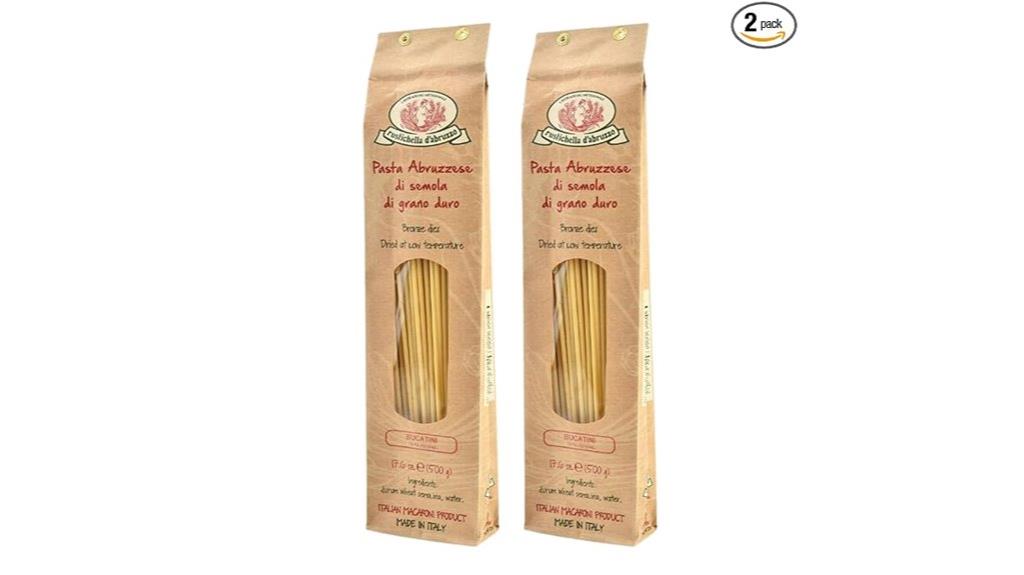 italian bucatini pasta pack